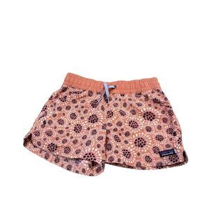 Patagonia Floral Costa Rica Baggies Shorts Tropical Bloom: Mellow Melon L